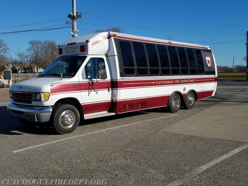 8-5-9 - 1995 ford bus. transportation / evacuation unit. Retired January 2017