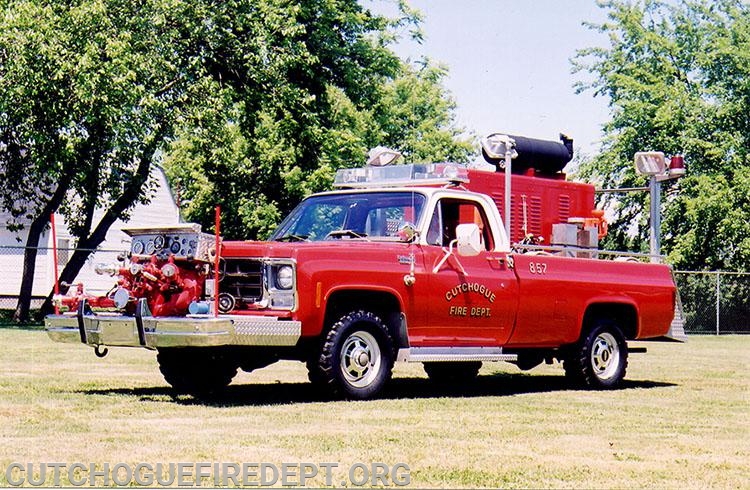 8-5-7  1978 Chevrolet  4x4 water supply engine   750 GPM / 60 Kw generator. In service 1978-2018