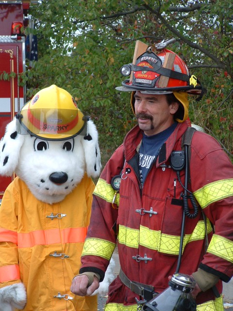 Sparky the firedog