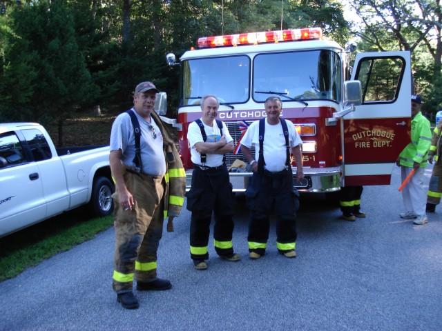 Crew of 8-5-1 at a House Fire 