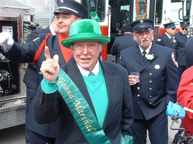 Tom Roslak - Grand Marshal of the Cutchogue St.Patrick's Day parade 2007