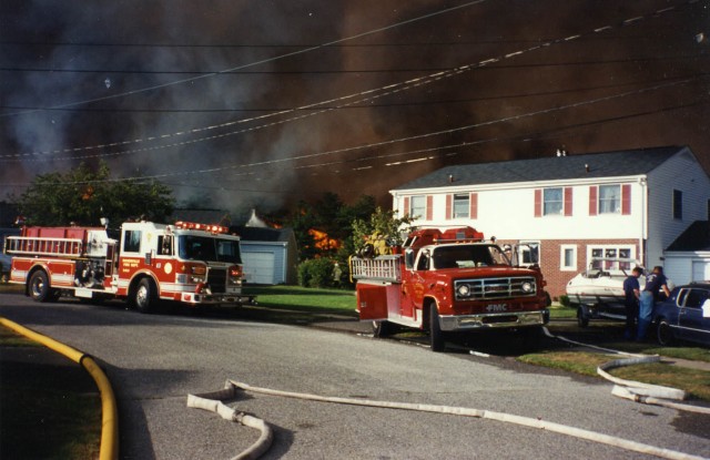 1995 Wildfires- Westhampton: 8-5-2 in foreground