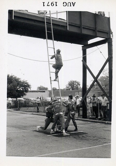 Cart Ladder at 1971 Freeport Drill