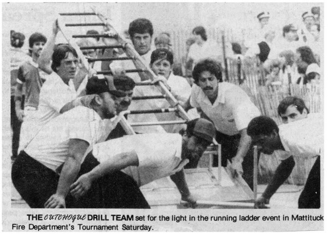 Panthers at Annual Mattituck FD Drill - mid 1980's