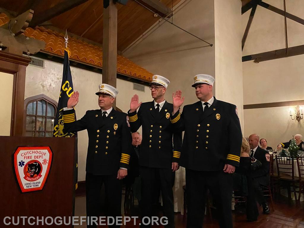 CFD Chiefs: Chief William Brewer, 1st Asst. Chief Christian Voegel Jr., 2nd Asst. Chief Christopher Dinizio